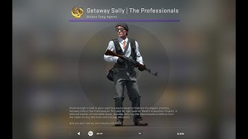 CSGO Getaway Sally gets a little bit too excited (loud radio command)