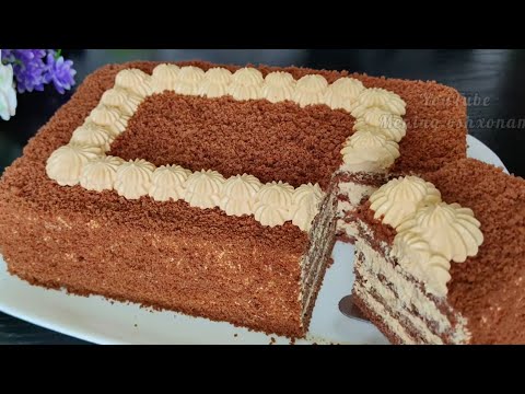 Видео: Торт, Который Вы будете делать каждый день? Невероятно Просто и Вкусно! Тает во рту //Eng sub