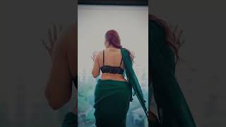 Aditi Mistry Hot Look In Green Saree