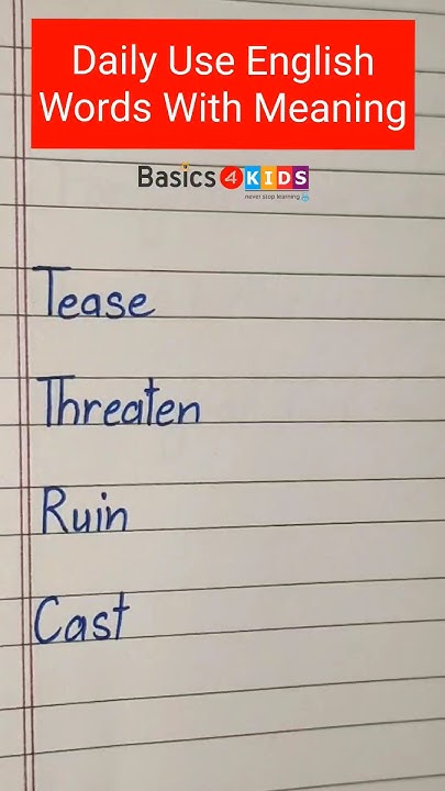 basic-word-meaning-english-to-hindi-tease-cast-ruin-threaten