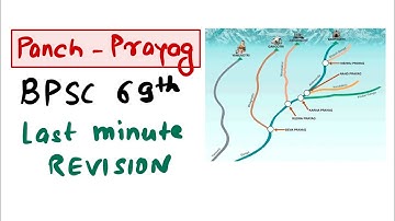 Panch prayag |BPSC 69 last minute REVISION| #bpscbasics #bpsc69#bpsc