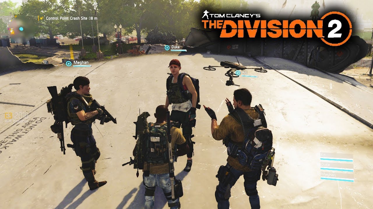 The Division 2 New Squad Multiplayer Gameplay Funny Moments In Co Op Youtube