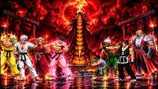 [KOF Mugen Memorial] Ryu's Masters Gang vs Kim's Masters Gang [ 4vs4 ] screenshot 5