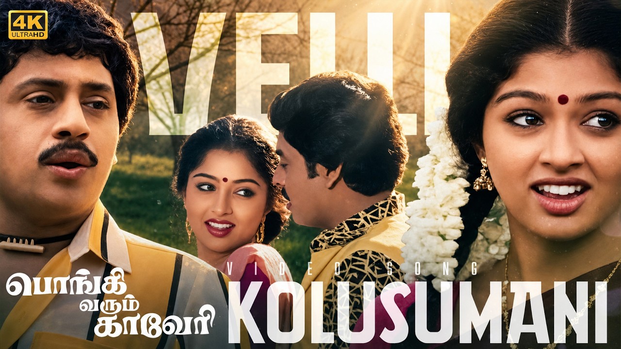 ⁣Velli Kolusu Mani – Pongi Varum Kaveri 4K Video Song | Arunmozhi | K. S. Chithra | Ilaiyaraaja