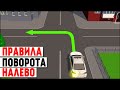 ПОВОРОТ НАЛЕВО. Как правильно поворачивать налево на дороге?