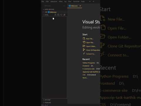 How To Use VS CODE For Programming And Web Development - YouTube