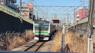 JR横浜線E233-6000 H004編成各駅停車八王子行き十日市場駅発車