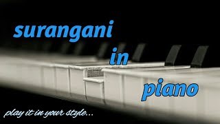 Video thumbnail of "surangani in piano"