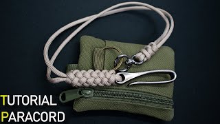 Don't lose your wallet, paracord chain attached to your belt | Links in description #paracord #edc