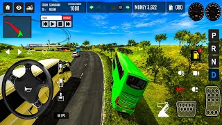🚌 EURO COACH BUS LOST CONTROL! CRAZY HILL ROAD DRIVE | 2026 BUS SIMULATOR #bussid #simulator  screenshot 3