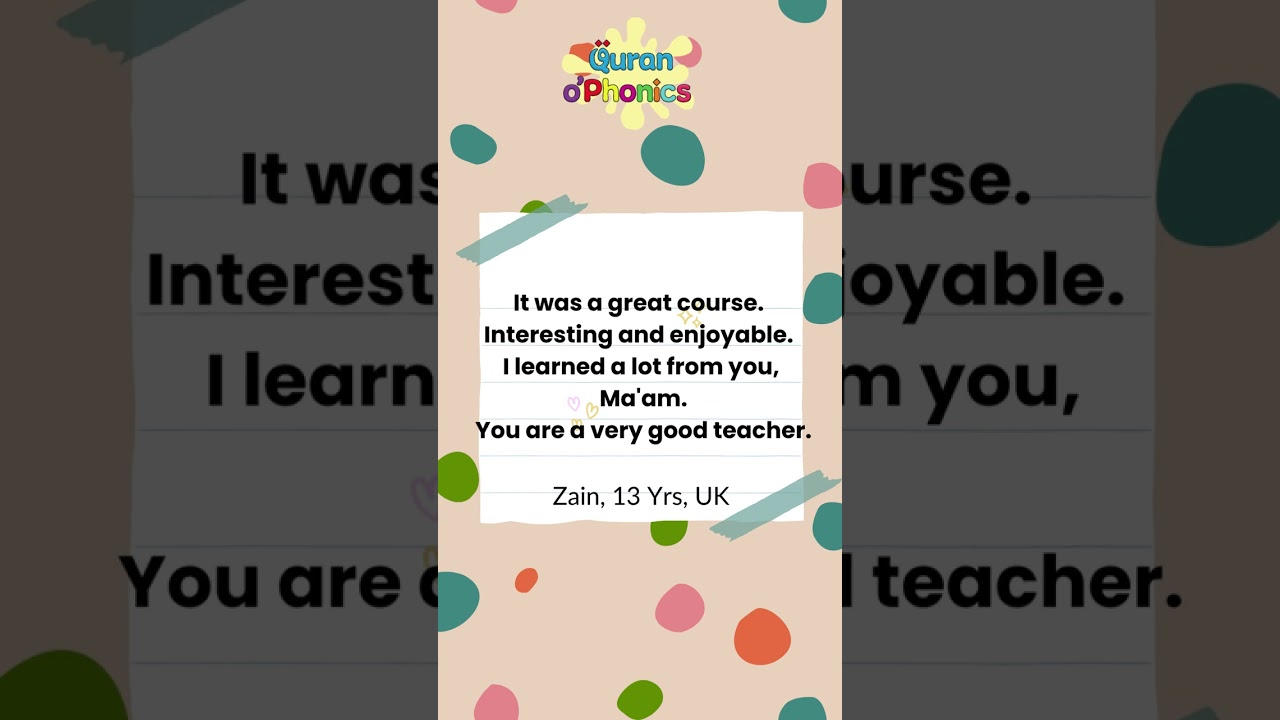 Arabic Grammar Course Feedback