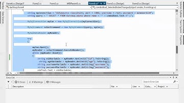 Session No 12 C# How to use the List Box in C# with database in Urdu