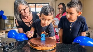 Mega FESTA de aniversário Gabriel e primeiros dias do bebê Paulinho - Família X