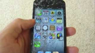 Iphone 5 Hammer Smash, Drop Test, Water Test, Knife Scratch Aftermath