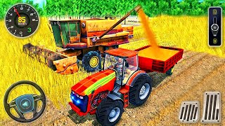 Real Tractor Drive 3D Simulator - Offroad Grand Farming 2020 - Best Android GamePlay screenshot 3