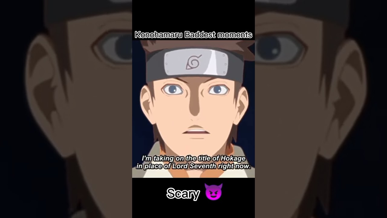Baddest moments 😈 Konohamaru