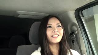 A beautiful mom after dropping her child off at kindergarten!