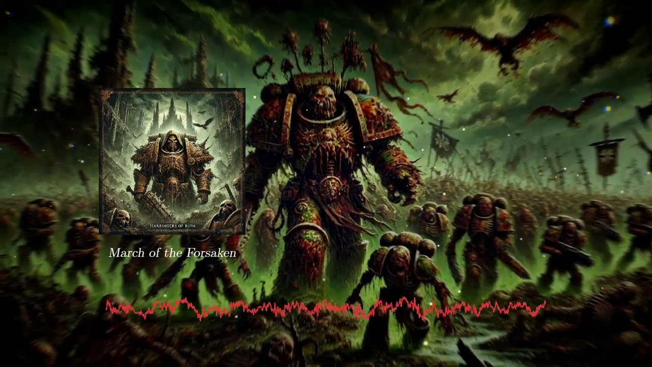 Warhammer 40K Metal | Death Guard | March of the Forsaken [Harbingers of Ruin]
