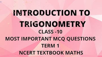 Class-10 Most Important Question Chapter-8 (Introduction to trigonometry) PART -2