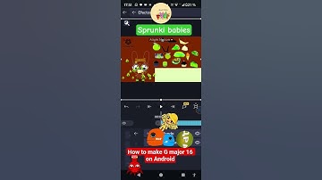 How to make g major 16 on Android #gmajor16