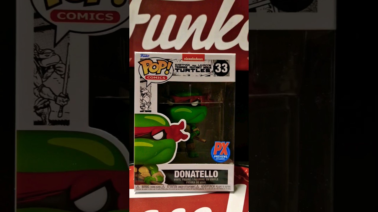 Donatello 33 Funko Pop! PX Previews Exclusive Teenage Mutant Ninja Turtles 