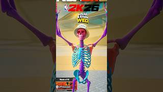 Skeletons in 2k26 now? October going crazy #99ovr #nba2k26 #bestbuild #capbreakers #buildshowcase
