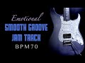 Emotional Smooth Groove Backing Track in A ↓Chords