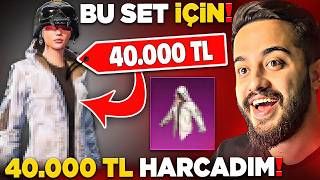 BU NADİR KOMBİN İÇİN 40 BİN TL HARCADIM! 80.000 UC! LANETLİ SET! PUBG Mobile