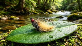 Yellow Caddis Larva Nymph. Fly tying tutorial. How to tie. Step by step. 