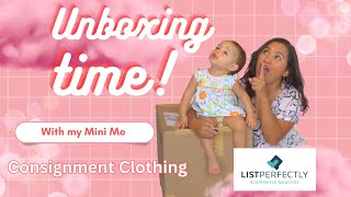 Mystery Consignment Unboxing Video with My Mini Me!  Box 2
