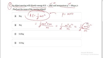 CLASS 11 PHYSICS UNIT 5  MCQS - MOTION OF SYSTEM OF PARTICLES AND RIGID BODY (PART 2)