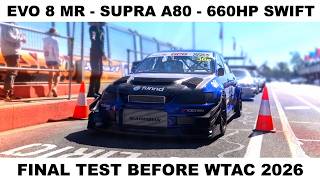 WTAC 2026 Prep: 660HP Swift, EVO 8 MR & Supra A80