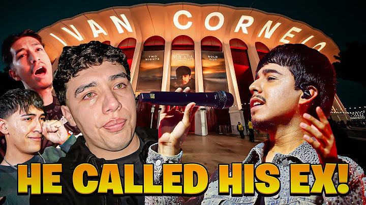 Agushto Papa went to Ivan Cornejo's LAST show! **Mirada Tour Vlog**