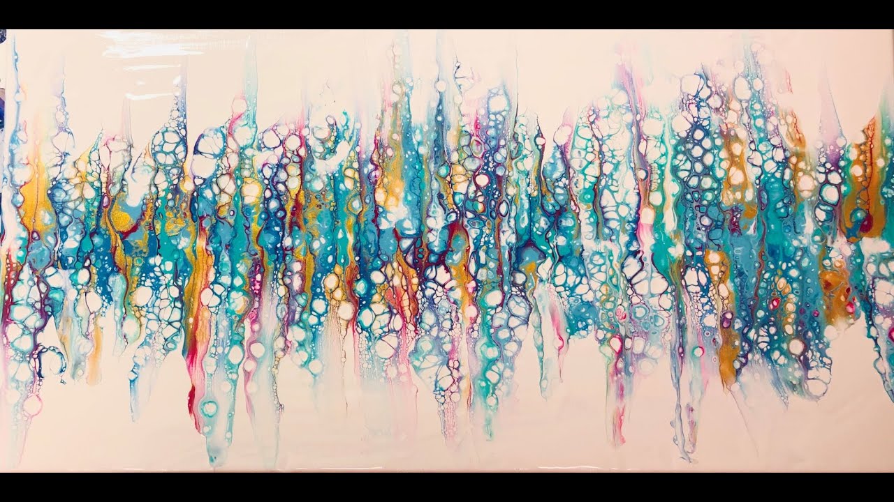 Acrylic Pouring | Fluid Artist | Ghost Swipe