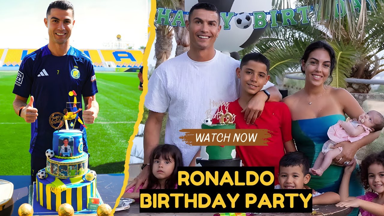 CRISTIANO RONALDO'S 40th birthday CELEBRATION