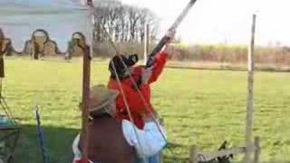 Paul R firing 4 Bore at Kelmarsh Country Fair