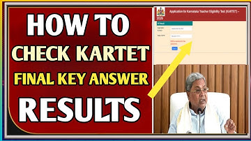 KARTET Result 2025 | How to Check Result & Final Key Answer Officially|students solution