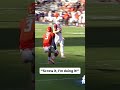 Coach told him not to do that 😂 #syracuse #cuse #syracuseorange #shorts  #accfootball #football #cfb