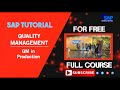 Sap quality management  qm in production  sap qm  sap tutorial for free  sap erp