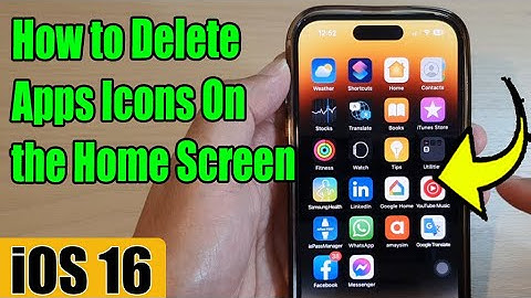 iOS 16: How to Delete Apps Icons on the Home Screen on iPhone