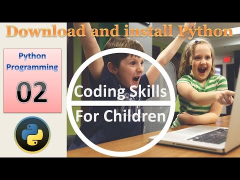 How to download and install python tutorial 2 Urdu-Hindi by coding skills for children