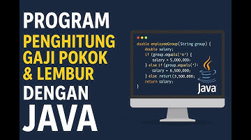 Praktik Pembuatan Program Penghitung Gaji Karyawan dengan Java