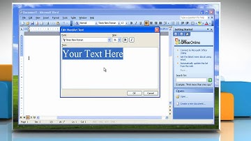 Microsoft® Word 2003: Insert a WordArt Object on Windows® XP