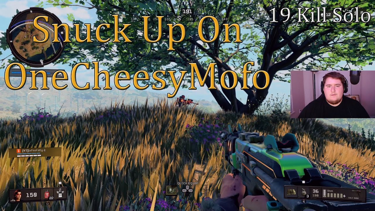 I Snuck Up On OneCheesyMofo!!! | CoD Blackout Solo 19 Kills - YouTube
