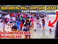 OMG: kahit bawal pa Maligo sa Dolomite Beach pero marami na Nagtampisaw, dinagsa pa ng Turista