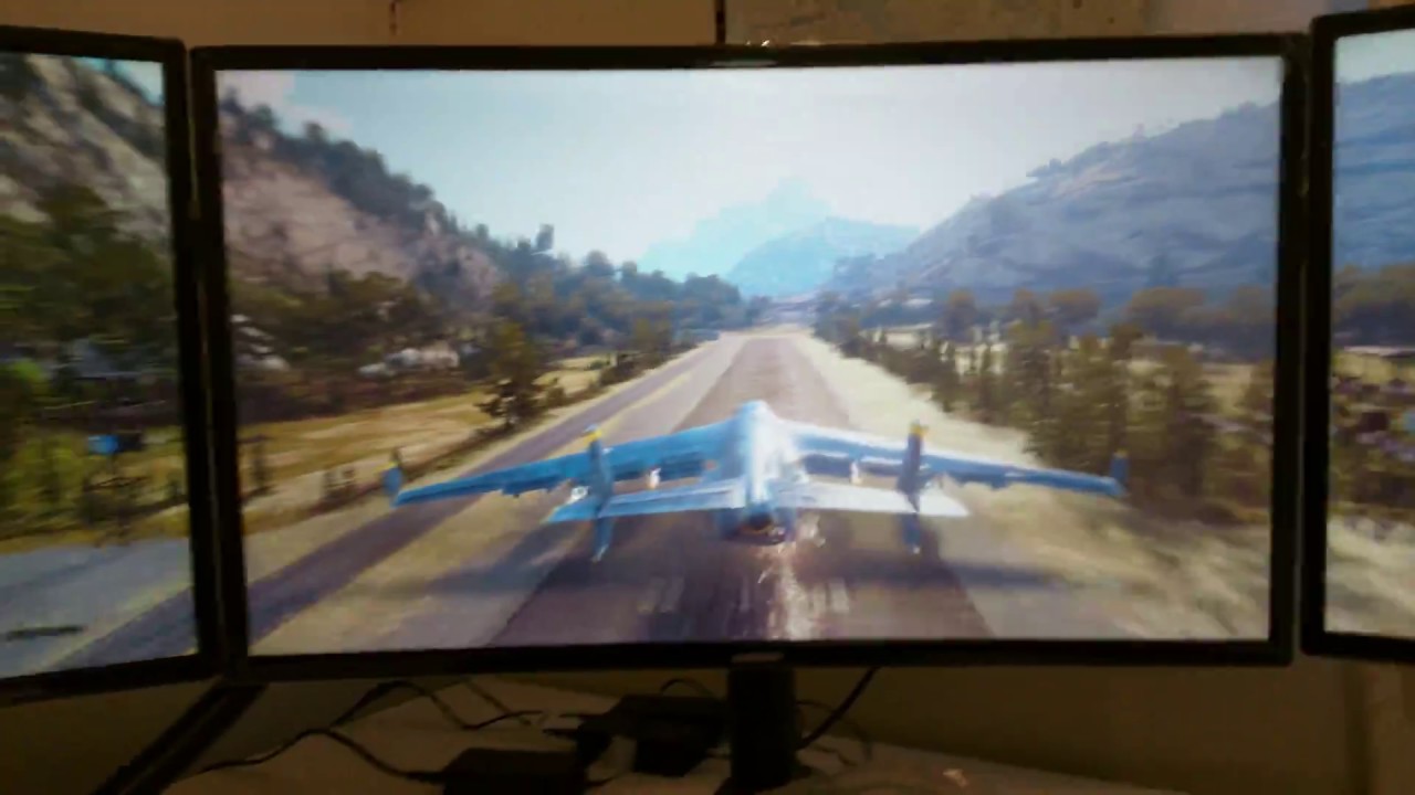 Just Cause 3 on 3 27" Curved Samsung Monitors with a R9 270x YouTube