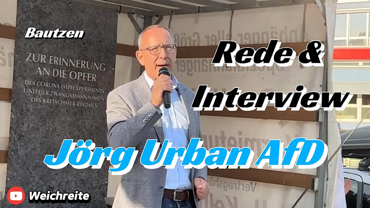 AfD Jörg Urban speech & interview Bautzen vigil 14.7.25