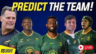 WHO STARTS? Springbok XV Prediction for Barbarians Clash LIVE