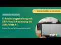 E-Rechnungen in ZEP erstellen