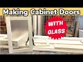 How to Make Wood Doors With Glass || Cabinet Doors DIY